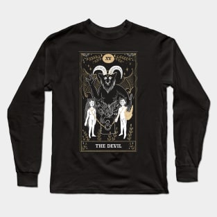 The Devil Tarot Card Long Sleeve T-Shirt